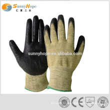 Sunnyhope espuma nitrilo resistente al corte guantes de mano